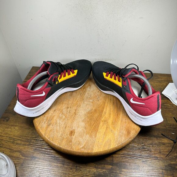 Nike Air Zoom Pegasus 38 USC‎ Black Red Mens Size 11 Shoes DJ0861-001 - Picture 5 of 8